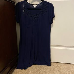 Navy blue dress